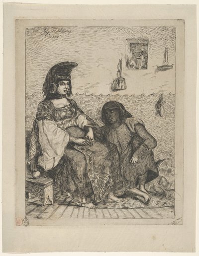 A Jewish Bride in Tangier by Eugène Delacroix