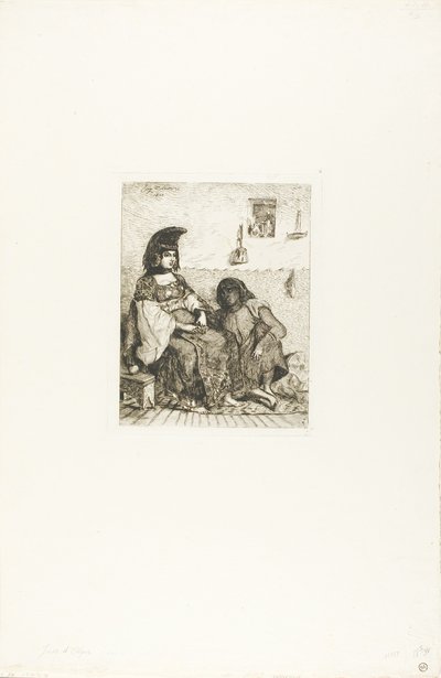 Algerian Jewess by Eugène Delacroix
