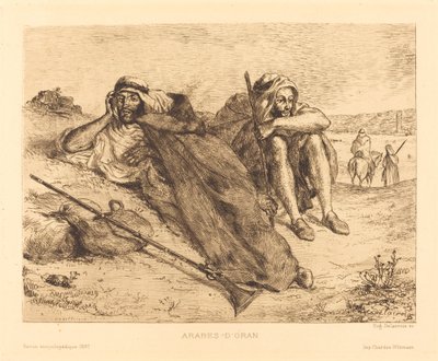 Arabs of Oran by Eugène Delacroix