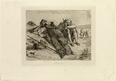 Arabs of Oran by Eugène Delacroix