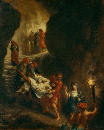 Christ Carried Down to the Tomb by Ferdinand Victor Eugene Delacroix
