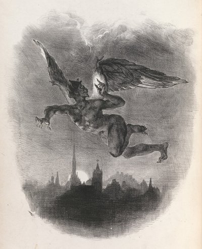 Faust, 1828 by Eugène Delacroix