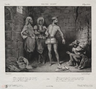 Fronte-Boeuf and the Jew by Eugène Delacroix