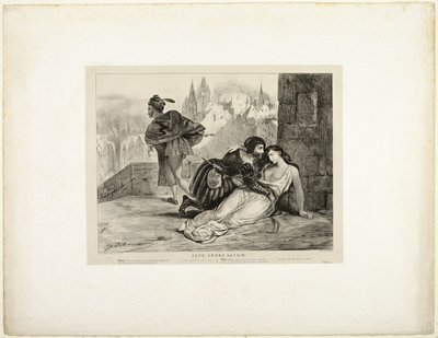 Jane Shore by Eugène Delacroix