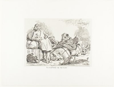Muleteers of Tetuan by Eugène Delacroix