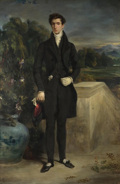 Portrait of Louis-Auguste Schwiter by Eugène Delacroix