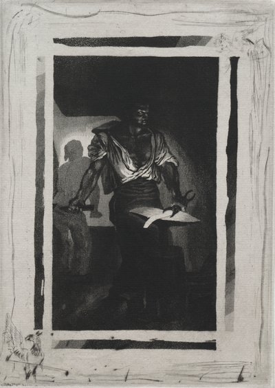 The Blacksmith by Eugène Delacroix