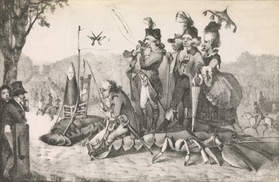 The Crayfish at Longchamps, 1822 by Eugène Delacroix