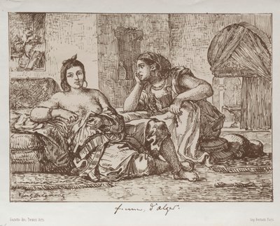 Women of Algiers by Eugène Delacroix