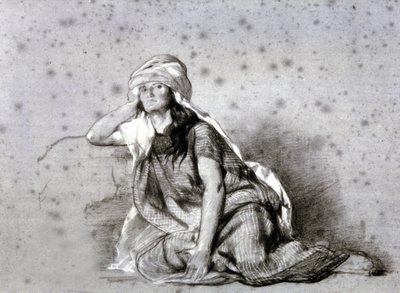 Berber Woman in the Sahel by Eugène Fromentin
