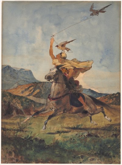 The Falconer by Eugène Fromentin