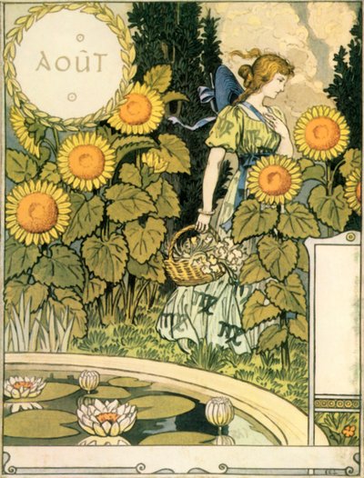 August, 1896 by Eugene Grasset