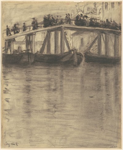 Venetian Bridge by Eugène Vail
