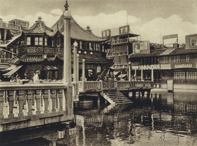 China, Teahouse in Shanghai by European Photographer