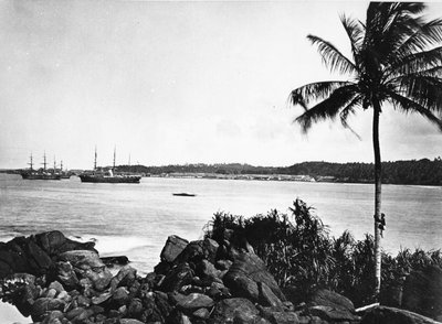 Colombo Harbour, c.1860-80 by European Photographer