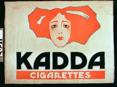 Advertisement for Kadda Cigarettes by European School