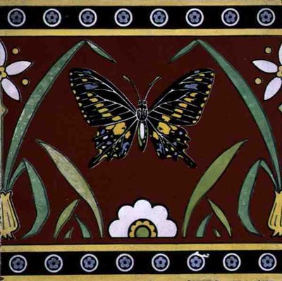 Butterfly Design by European School