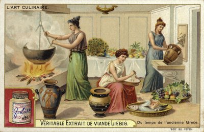 Cooking in Ancient Greece by European School