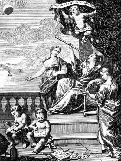 Illustration of Astronomy, c.1771 by European School