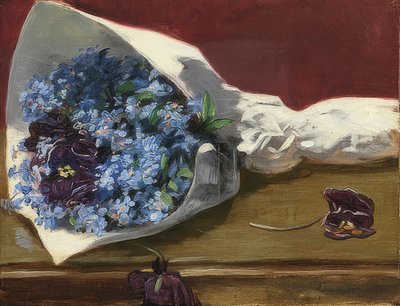 Bouquet of Flowers. c1874 by Eva Gonzalès