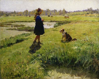 A Midday Pause by Evariste Carpentier