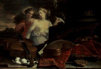 Musical Scene by Evaristo (circle of) Baschenis