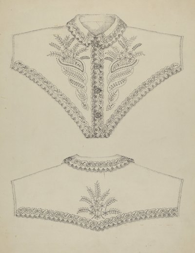 Embroidered Night Gown by Evelyn Bailey