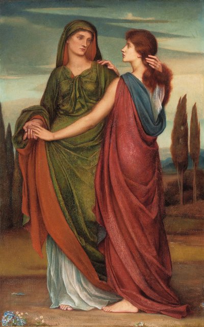 Naomi and Ruth by Evelyn De Morgan