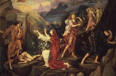 The Valley of Shadows by Evelyn De Morgan