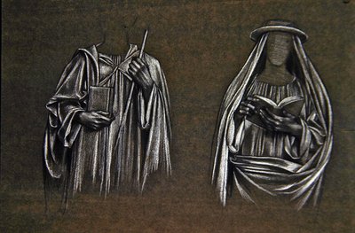 Two Studies of a Pilgrim by Evelyn De Morgan