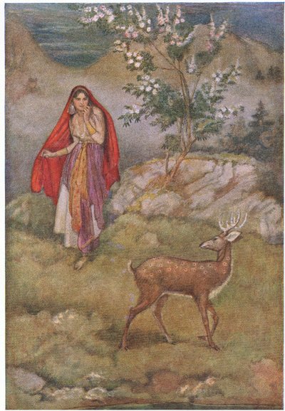 Amazed She Saw the Magic Deer by Evelyn Paul