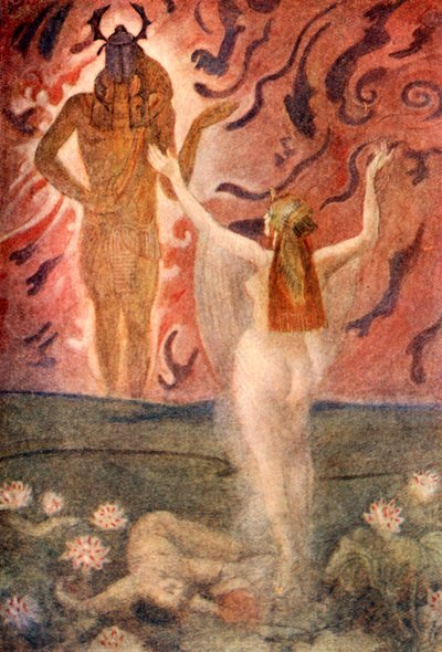 Isis and Ra, 1915 by Evelyn Paul