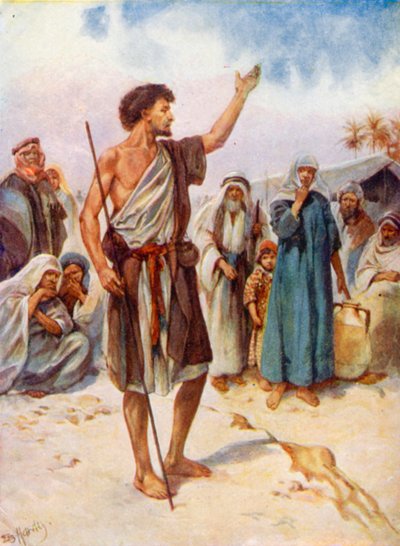 John the Baptist Preaching by Evelyn Stuart Hardy