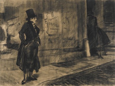 Frederique Follows Her Husband by Everett Shinn