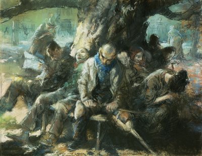 Green Park, London by Everett Shinn