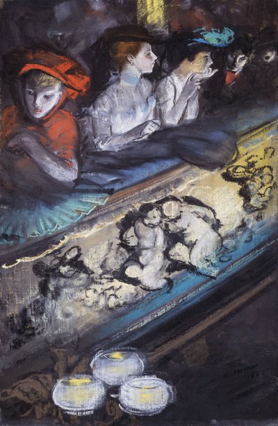 In the Loge by Everett Shinn