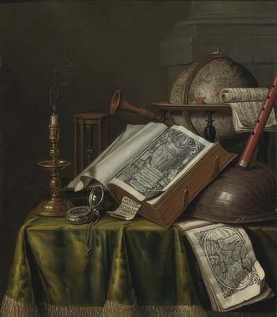 Vanitas Still Life by Evert Collier