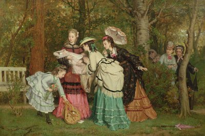 Admiring the Baby, Antwerp 1873 by Evert Jan Boks