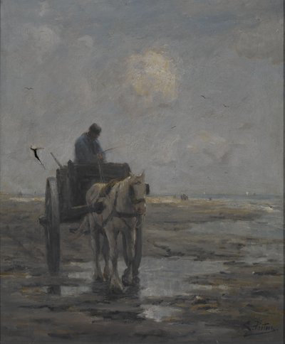 Horse and Cart by Evert Pieters