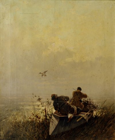 Duck Hunting, 1905 by Evgeny Alexandrovich Tichmenev