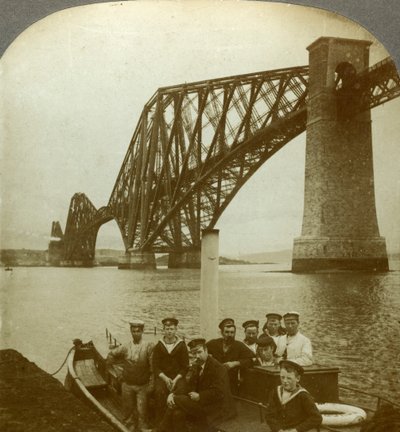 The Forth Bridge, Scotland by Excelsior Stereoscopic Tours