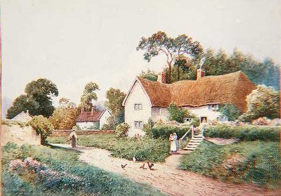 A Village Lane by F.H. Tyndale