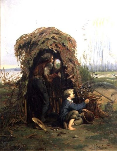 Bird Catching by F.L.D. Bocion