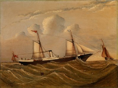 Steamer Alster by F.M.P. Wheldon