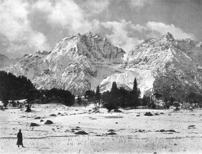 Sonamarg Mountains, Kashmir, India by F. Bremner