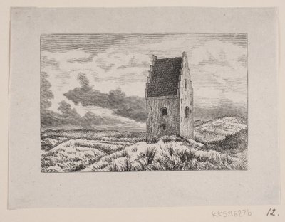 The Sanded Church at Skagen by F. Hendriksen