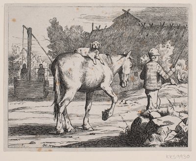 Illustration for a Poem by P. Hansen by F. Hendriksen