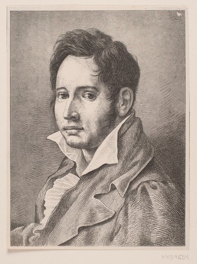 Portrait of Oehlenschläger by F. Hendriksen