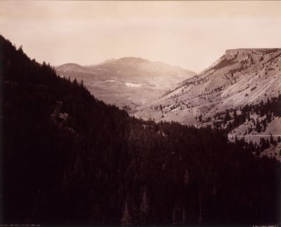 Gardner Canyon, Electric Peak by F. Jay Haynes