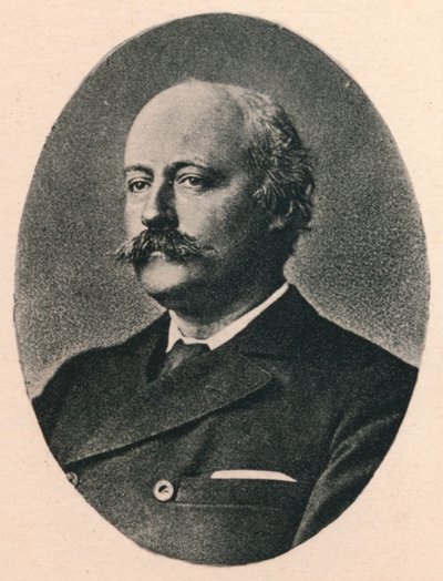 Dr. Hubert Parry, c1880, 1895 by F. Jenkins Heliog